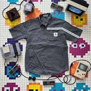 Cintas Workwear Schindler Patch Shirt Gray Relaxed